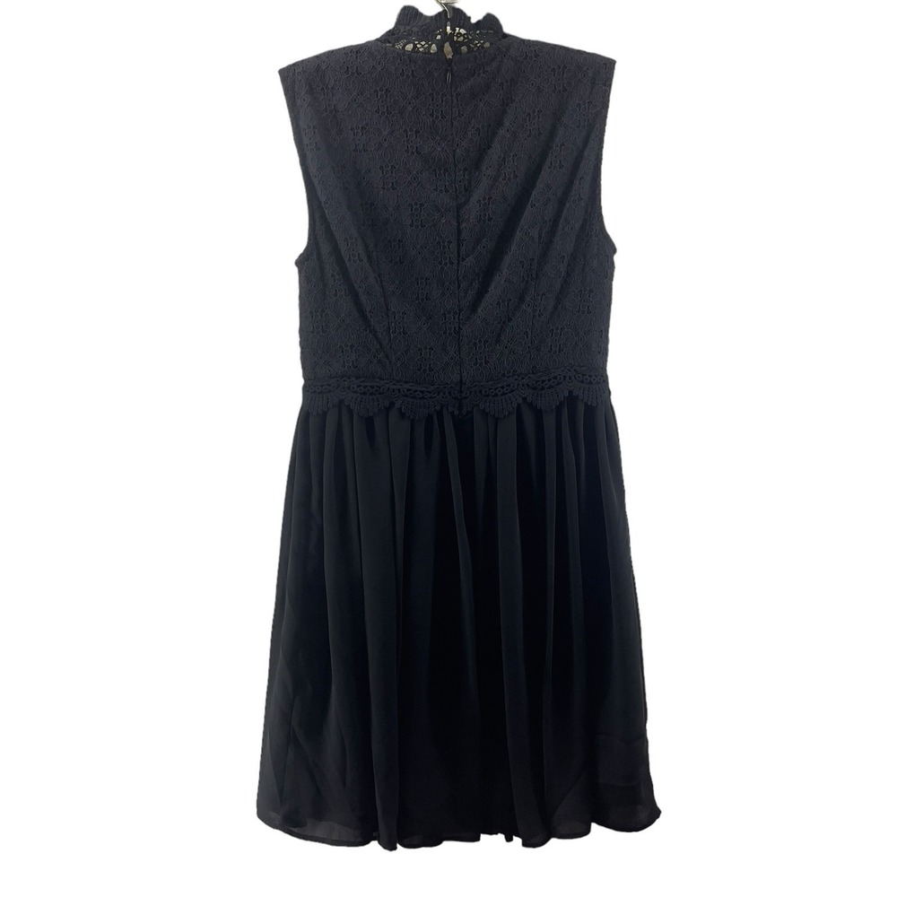 Black Lace Babydoll Cocktail Dress Womens Small Devlin Emile New With Tags - Picture 2 of 8